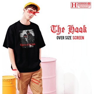 【NEW】🔥 7.7 SALE 🔥 ® เสื้อ Oversize รุ่น The Hook Jone สีดำ ( ลิขสิทธิ์แท้ ) เสื้อตัวใหญ่ ชาย แขนสั้น M L OS