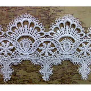 Bestprice 1920 1 หลา Diy ลูกไม้ผ้าฟาบริคกว้าง 8 . 5 ซม .ริบบิ้นลูกไม้