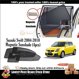 ม่านบังแดดแม่เหล็ก Suzuki Swift 2004-2010 (4 ชิ้น)