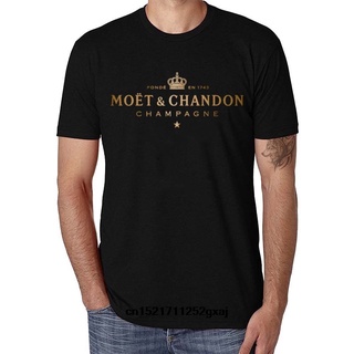 [S-5XL] เสื้อยืด ผ้าฝ้าย พิมพ์ลาย Moet Chandon Mo`T &amp; Chandon Champagne สําหรับผู้ชาย และผู้หญิง