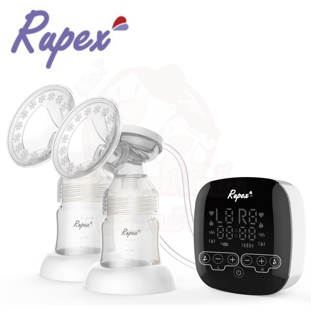 Rupex - RBX8026 เครื่องปั๊มนมไฟฟ้าคุณภาพสูงแบบสองมอเตอร์