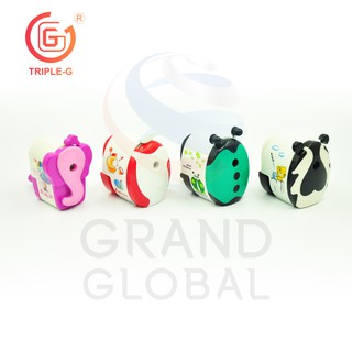 Triple-G Pencil sharpener เครื่องเหลาดินสอ กบเหลาดินสอ ที่เหลาดินสอ กบเหลา ดินสอ ลายแฟนซีน่ารัก คละสี