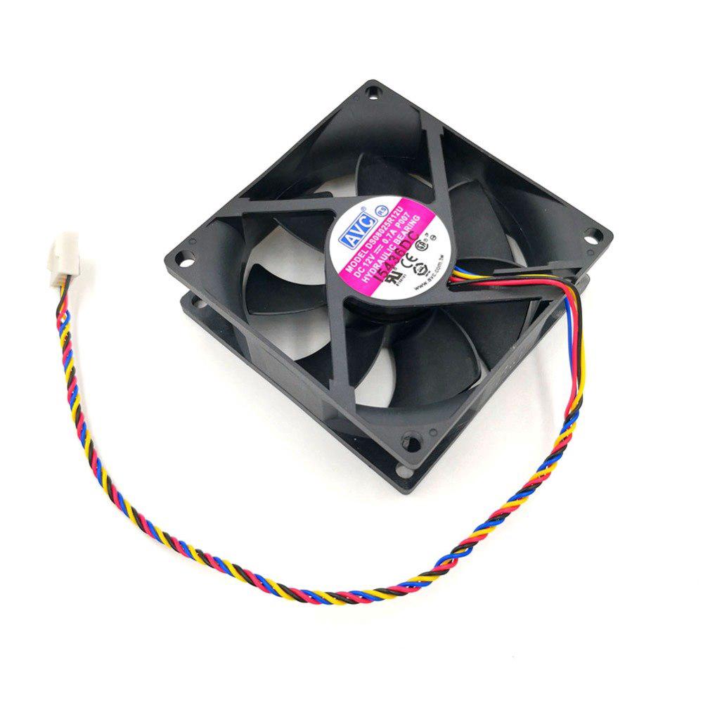 Avc DS08025R12U 12V 8025 พัดลมระบายความร้อนสําหรับ CPU คูลเลอร์, เคสพาวเวอร์ซัพพลายคอมพิวเตอร์