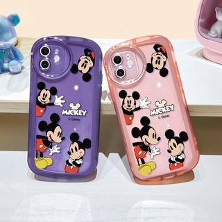 เคส OPPO A57 2022 A15 A16 A12 A5 A53 A54 A74 5G A7 A5S A93 A76 A94 A96 F7 F9 F11 Pro A16K A16E A15S A92 A5 2020 F17 เคสโทรศัพท์ซิลิโคนมิกกี้เมาส์มิกกี้การ์ตูนน่ารัก