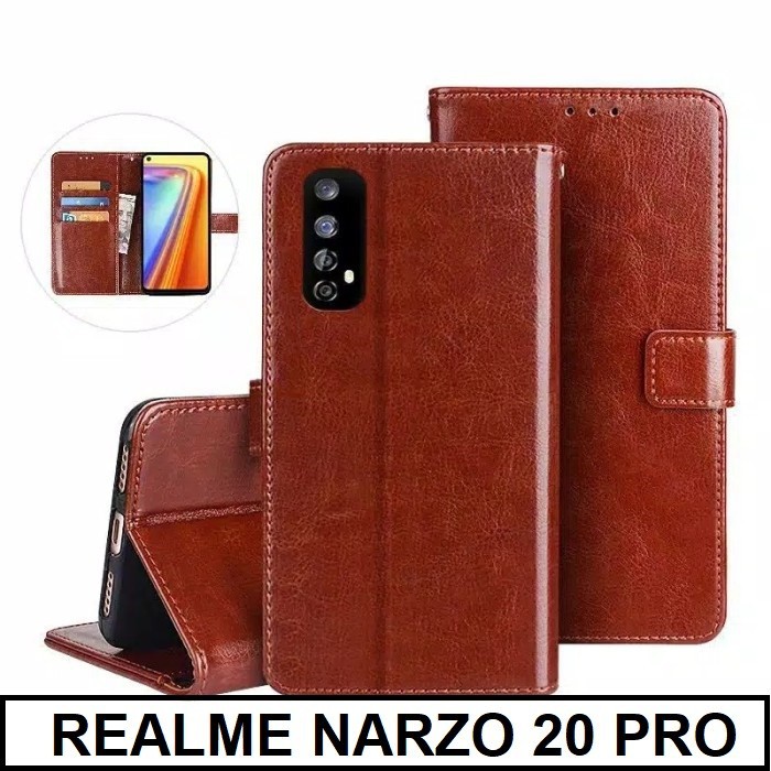 REALME NARZO 20/NARZO 20 PRO/NARZO 30 CASE SOFTCASE, ซองหนัง FLIP, ปุ่มหนัง FLIP