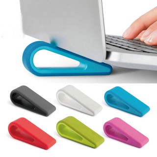 Laptop stand ขาตั้งโน็ตบุ๊ค พกพาสะดวก แข็งแรง ที่วางแล็ปท็อป รองแป้นพิมพ์ Portable Plastic Notebook Cooling Holder
