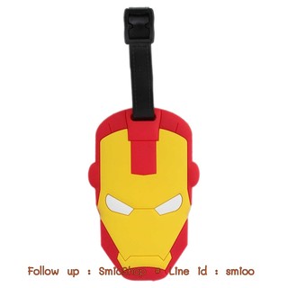 Luggage Tag - Iron Man Mask