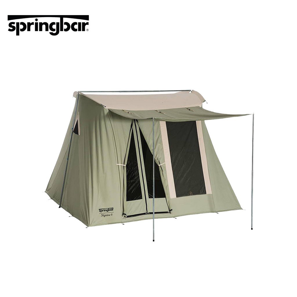 ARMYSPB ลดเพิ่ม 2000 เต็นท์ ผ้า Canvas Springbar HIGHLINE 6 พร้อมส่ง