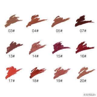 ☃✧ลิปดินสอเนื้อแมท เม็ดสีชัดเป๊ะ ติดทนนาน Menow S02 Makeup Lip Liner Jumbo Matte Lipstick Pencil