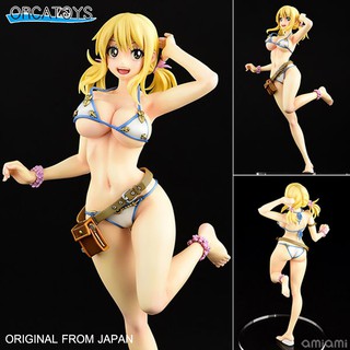 Figure งานแท้ Original ฟิกเกอร์ Orca Toys Fairy Tail ศึกจอมเวทอภินิหาร Lucy Heartfilia ลูซี่ ฮาร์ทฟิเลีย Swimsuit