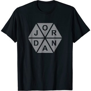 เสื้อยืดคอกลมcrew neckเสื้อยืด ผ้าฝ้าย พิมพ์ลาย Jordan สไตล์คลาสสิก แฟชั่นสําหรับผู้ชายS-4XL