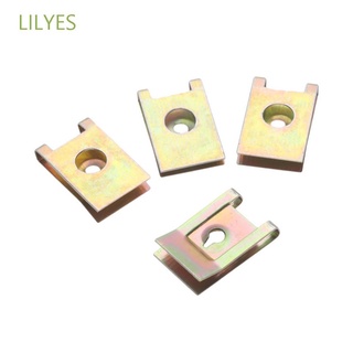 Lilyes อุปกรณ์คลิปหนีบกันชนรถยนต์แบบคลิปหนีบ U Type J98 Nut 3 มม. สําหรับรถยนต์