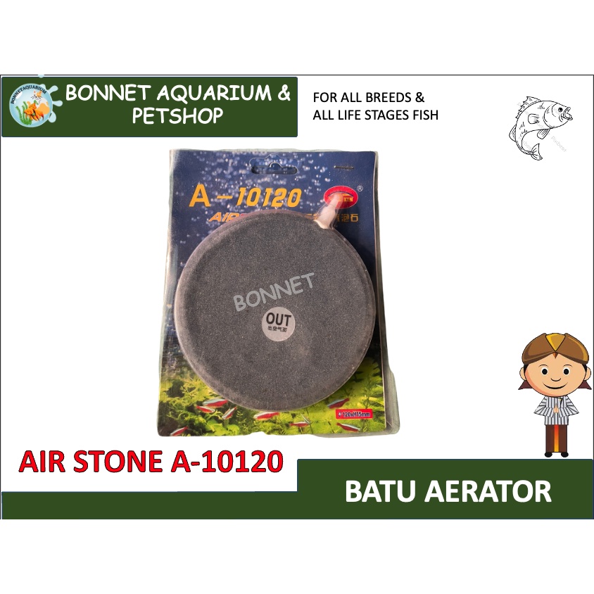 เครื่องเติมอากาศหินอากาศ หินอากาศแบนกลม ขนาดใหญ่ YING XIN A10120 12 ซม. 12 ซม.