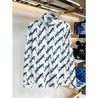 เสื้อโปโลแขนยาว บาลองเซียก้า PRINT SHIRT