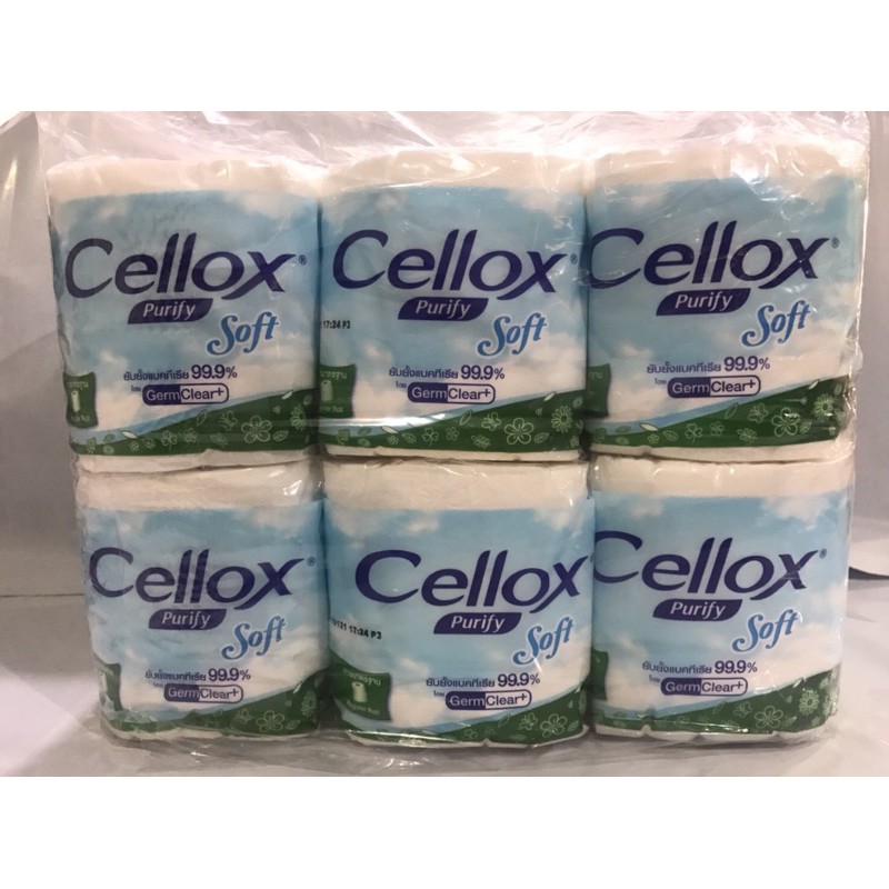 Cellox เซลล็อกซ์ พิวริฟาย soft (แพ็ค12ม้วน) ยาว 15 เมตร ต่อม้วน