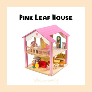 Tender Leaf Toys | Pink Leaf Dollhouse บ้านตุ๊กตาพิ้งค์ลีฟ