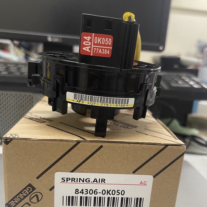 OEM 84306-0K050 สายแพรแตร TOYOTA HILUX VIGO , ALTIS , CAMRY , VIOS , YARIS 2008-2016 SPRING AIR 8430