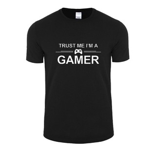 Trust Me I  M A Gamer Ps 4 Xbox Geek 01 อุปกรณ์เสริมคอมพิวเตอร์ผ้าฝ้ายสีดำ