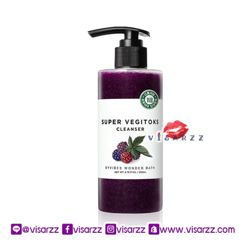 #Purple (พร้อมส่ง) Wonder Bath Super Vegitoks Cleanser 300mL คลีนซิ่งรวมผักผลไม้สีม่วง อันโด่งดังจากเกาหลี บับเบิ้ลค
