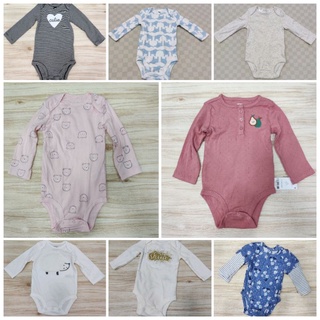 🌈Carters🎁บอดี้สูทแขนยาว size 3-24m