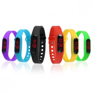 LED Watch นาฬิกาแอลอีดี สายเรซิ่น รุ่น Colorful