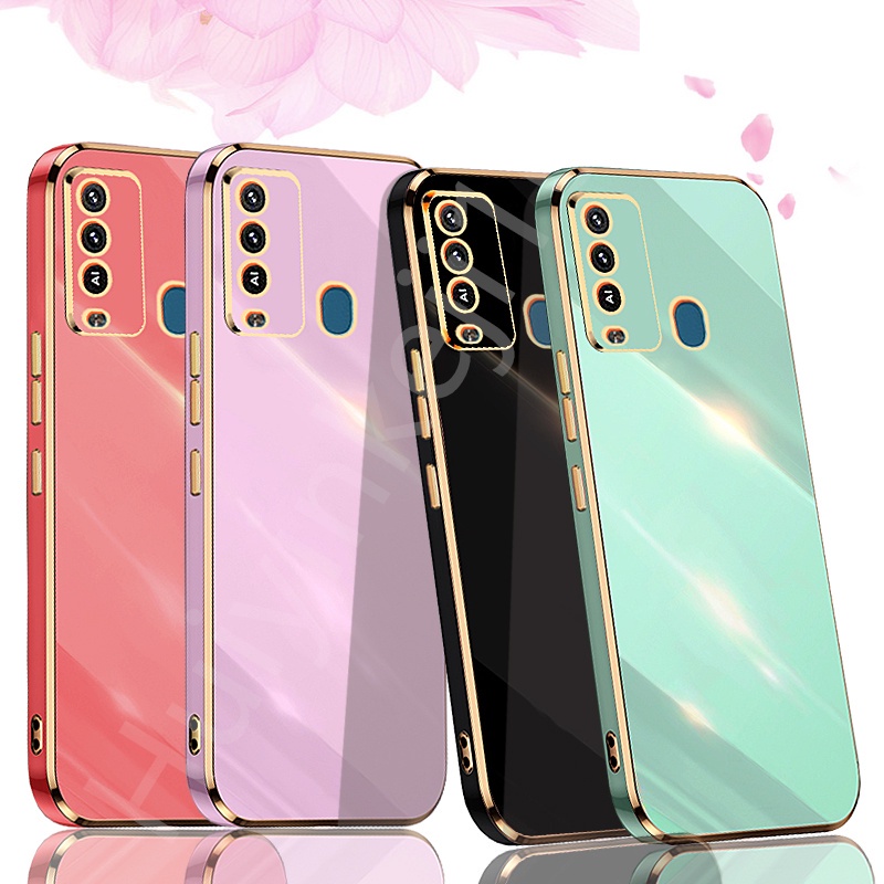 ITEL P37 Pro Vision 2 Plus P681L เคสซิลิโคนอ่อนนุ่มไฟฟ้าขอบตรงบางเฉียบเคสโทรศัพท์กันกระแทก