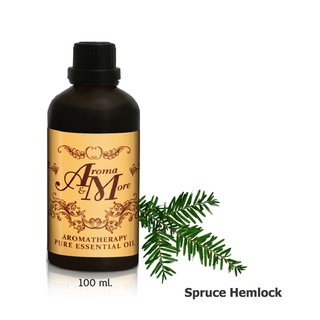 Aroma&amp;More  Spruce Hemlock Essential Oil 100% Pure, น้ำมันหอมระเหยสปูซ เฮมล็อค 100%, Canada 100ML