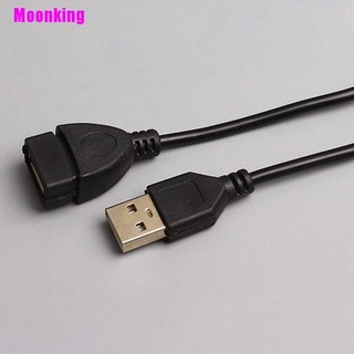 [Moonking] สายเคเบิลต่อขยายข้อมูล Usb 2.0 A To A Male Female 3 ฟุต/1 ม.