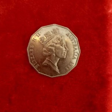 เหรียญต่างประ เหรียญ 50 Cents ออสเตเลีย