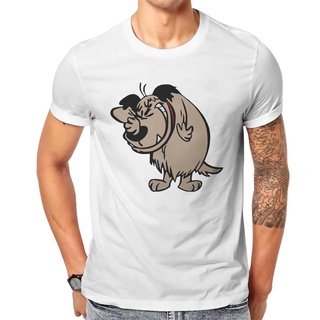 เสื้อยืดครอปเสื้อยืดคอกลม แขนสั้น ผ้าฝ้าย พิมพ์ลายการ์ตูน Muttley สไตล์วินเทจ สําหรับผู้ชายS-5XL