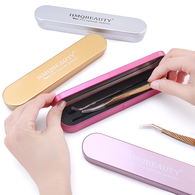แหนบสเตนเลส ความแม่นยําสูง พร้อมกล่อง สําหรับต่อขนตา และคิ้ว ราคา ถูกที่สุด ดีลบีเคเค แกลเลอรีภาพที่ 4