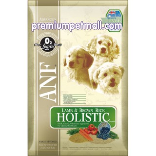 อาหารสุนัข ANF Lamb &amp; Rice Holistic ขนาด 6 กิโลกรัม เม็ดเล็ก