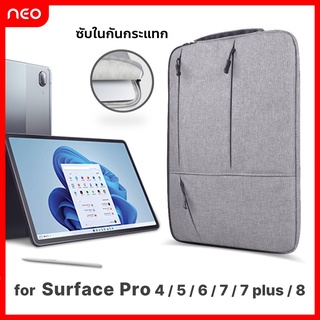 [พร้อมส่ง] NEO เคสSurface Pro8 กระเป๋าSurface Pro 4 / 5 / 6 / 7/ 7plus ซองSurface เคสกันรอยกันกระแทก  Surface Pro Case