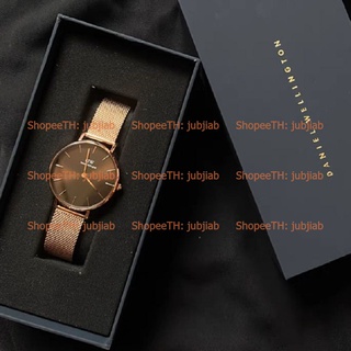 [Pre] DW Petite Amber Ashfield Emrald Evergold Melrose Sterling Unitone นาฬิกาผู้ชาย นาฬิกาผู้หญิง