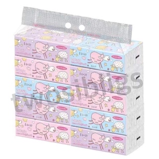 ทิชชู่แบบยาว ลายเเกะลิขสิทธิ์แท้ 100% Sanrio หนา 3 ชั้น (1 ห่อ/ 70 แผ่น) ยกแพ๊ค 10 ห่อ/แพ๊ค