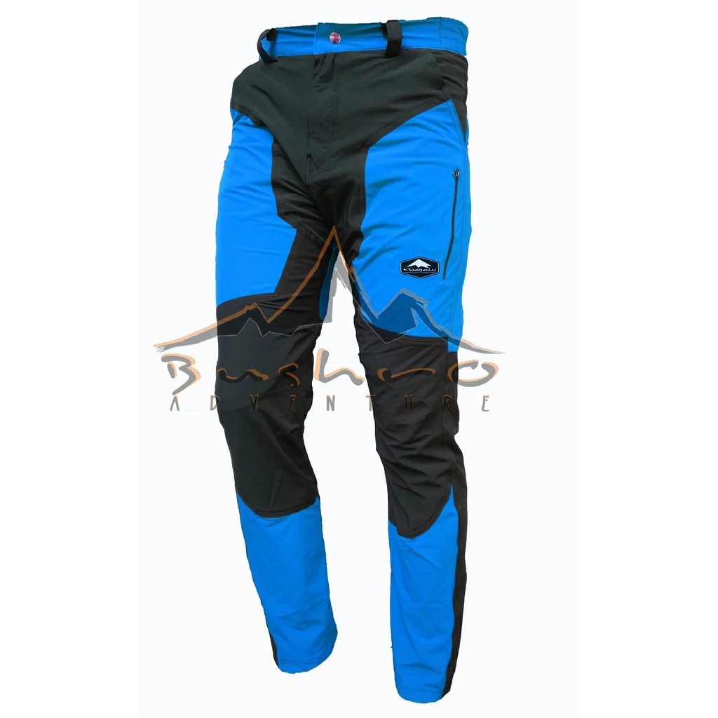 Kinabalu Quickdry-Stretch Blue Long outdoor Pants หรือกางเกงเดินป่า ราคา ถูกที่สุด ดีลบีเคเค แกลเลอรีภาพที่ 4