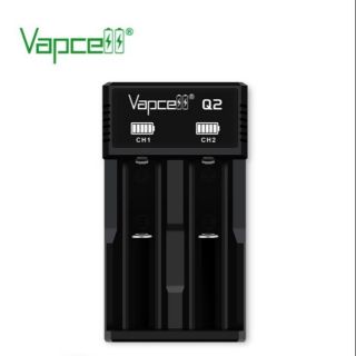 Vapcell Q2 เครื่องชาร์จถ่าน รางชาร์จถ่าน  แท่นชาร์จถ่าน แบบ2ก้อน