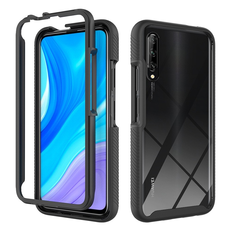 Huawei Y9s Y9a กันชนใสแบบเต็มตัว Hybrid Armor เคสกันกระแทก