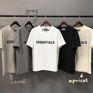 ขาว S พร้อมส่ง ลด FOG Fear Of God ESSENTIALS new t-shirt