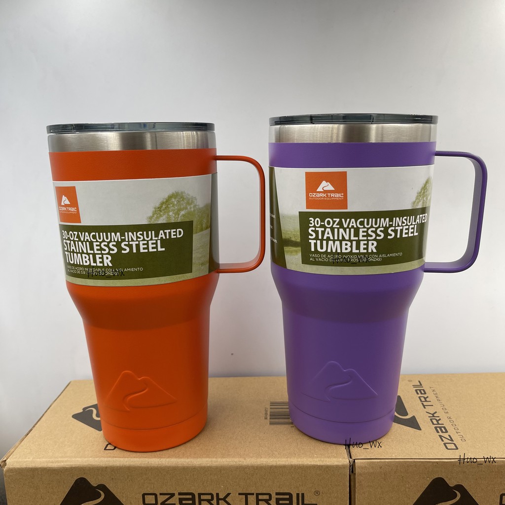 2121 ใหม่ 30oz ด้ามจับแก้วเก็บความเย็น แก้วเก็บเย็น Ozark trail Tumbler (ของแท้100%) แบรนด์แท้จาก Walmart ขนาด30ออนซ์