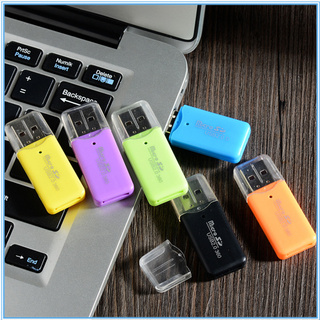 [RG] อะแดปเตอร์การ์ดรีดเดอร์ Micro SD TF T-Flash ความเร็วสูง ขนาดเล็ก USB 2.0