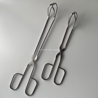 stainless steel tong | ที่คีบของร้อนสเตนเลส มีทั้งหมด 2 ขนาด | Oyster and Things.