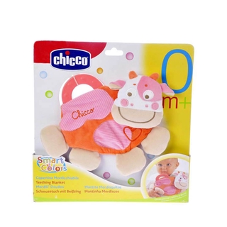 Chicco- ตุ๊กตาผ้ากัดลายวัว