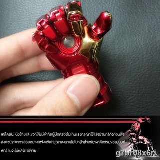 ดิสก์ U♈Iron Man U Disk 8g16g32g64g128g Avengers Mobile Computer Universal Luminous Student USB Flash Drive