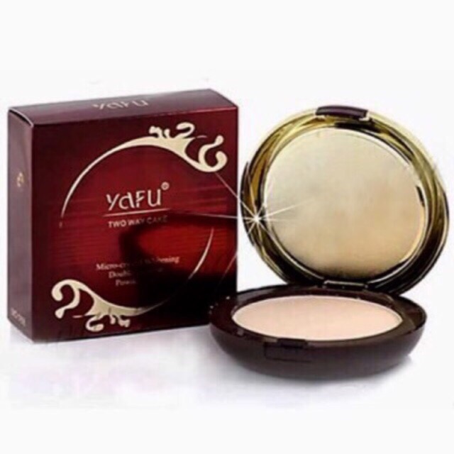 yafupowder แป้งพัพฟ์ yafu 2 ชั้น ผสมโสม