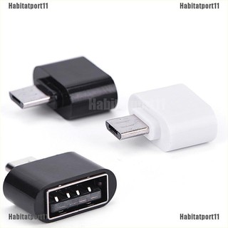 【COD•habi】อะแดปเตอร์แปลงสายเคเบิ้ล Mini OTG USB OTG Micro USB เป็น USB