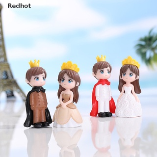 &lt;Redhot&gt; ตุ๊กตาคู่รักจิ๋ว DIY สําหรับตกแต่งสวนขวด 2 ชิ้น