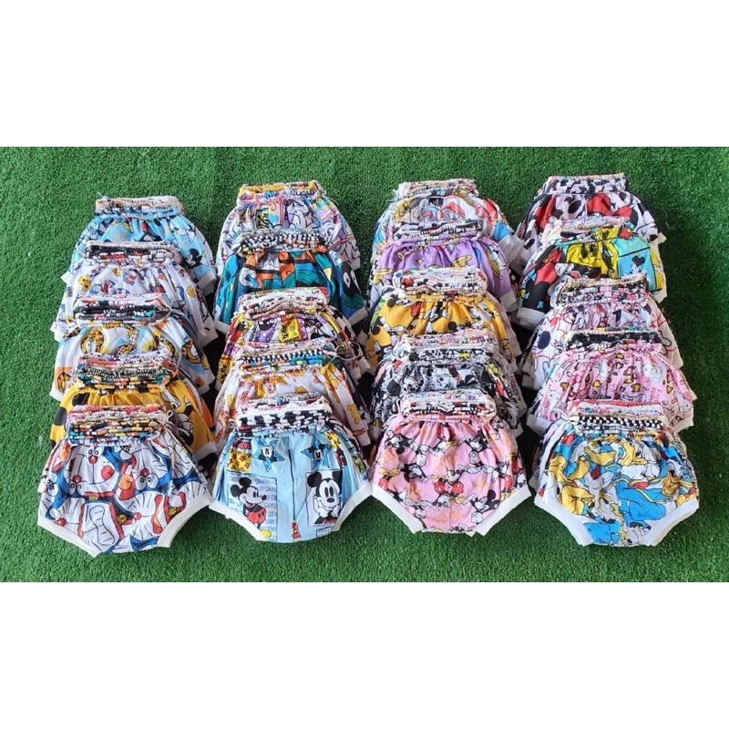 - กางเกงขาเต่า (คละลายธรรมดา) ได้ 12 ตัว การันตียอดขายกว่า 10,000 ชิ้น