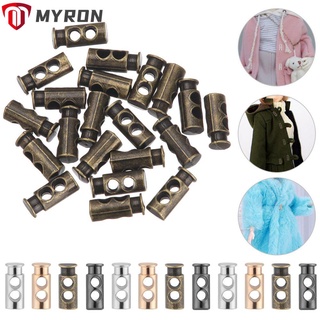 Myron กระดุมโลหะขนาดมินิ 4 สี 7มม.สําหรับตกแต่งเสื้อผ้าตุ๊กตา 20ชิ้น Diy