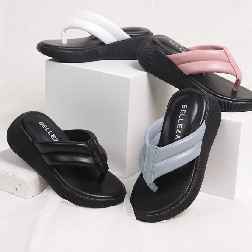 BELLEZA YUK - รองเท้าแตะแพลตฟอร์มสําหรับเด็กผู้หญิงอายุ 5 ถึง 15 ปี JENNA KIDS Wedges Flip Flops สํา